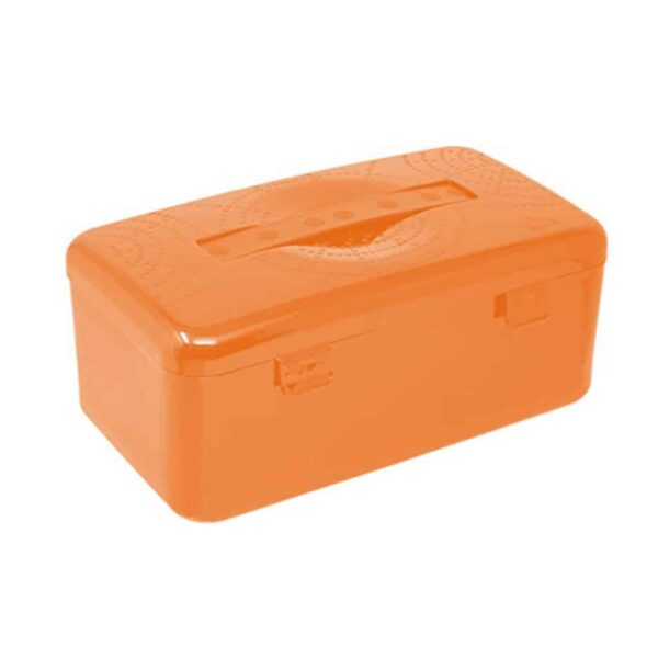 Necessaire Mega Coza - 13X13X10 - Laranja Fluorescente