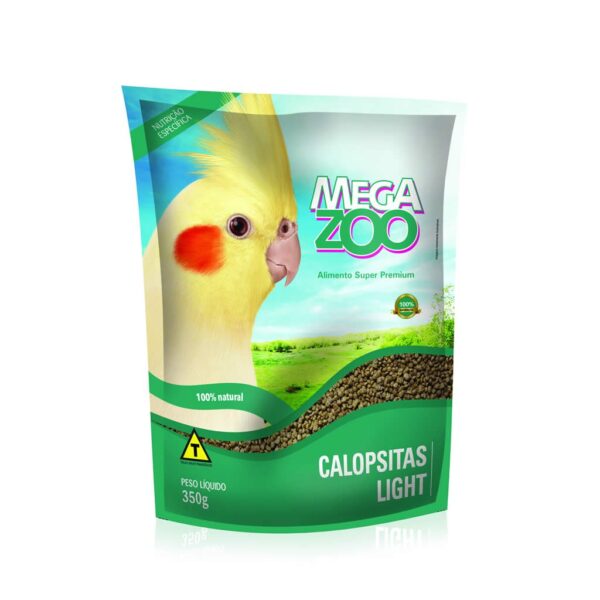 Calopsitas e Periquitos Light MegaZoo - 350g