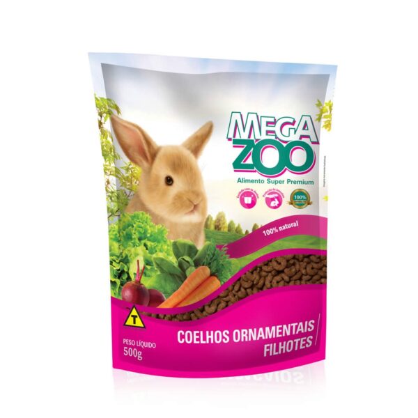 Coelhos Ornamentais Filhote Megazoo - 500g