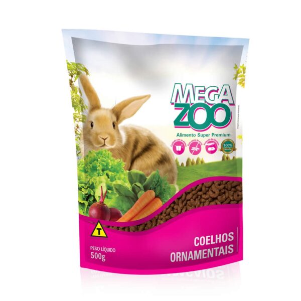 Coelhos Ornamentais MegaZoo - 500g