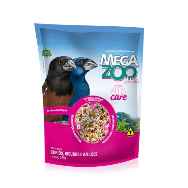 Curiós, Bicudos e Azulões MegaZoo - 350g