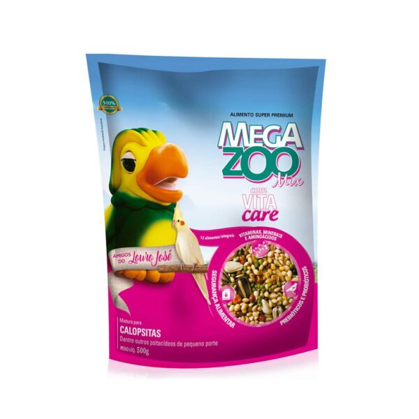 Mix Calopsitas Louro José MegaZoo - 500g