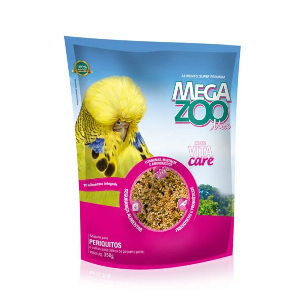 Mix Periquitos MegaZoo - 350g | PetStore.com.br