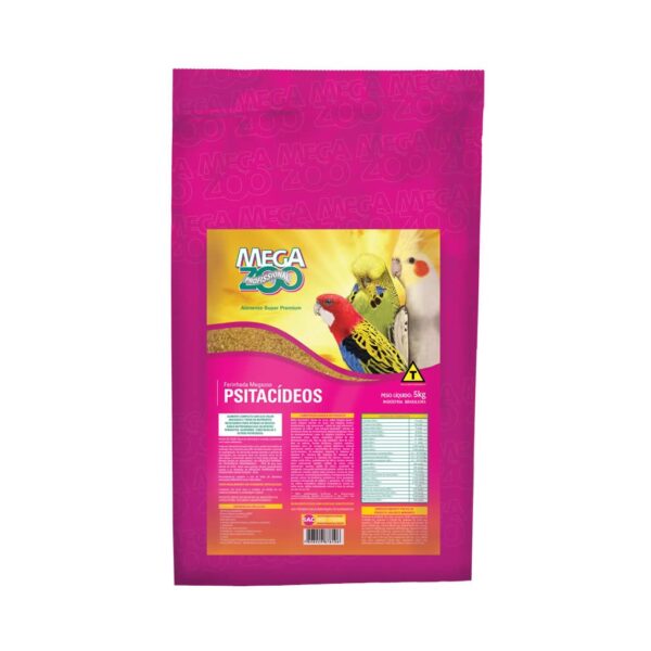 Psitacídeos Premium MegaZoo - 15kg