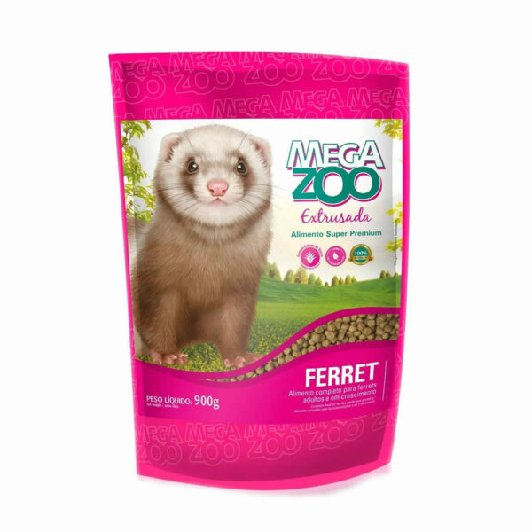 Ração Extrusada para Ferret MegaZoo 900g