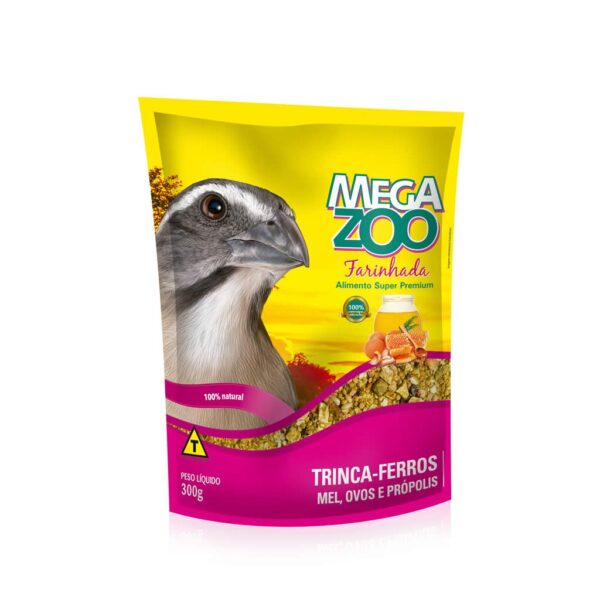 Trinca-Ferros Mel Ovos e Própolis MegaZoo - 300g