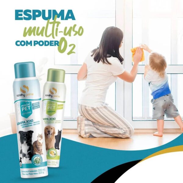 Peroxi Pet Espuma Sanithy Prime Limão Siciliano - 350ml - Image 3