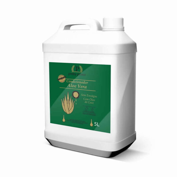 Condicionador Sem Enxague Aloe Vera Pethy Prime 5L