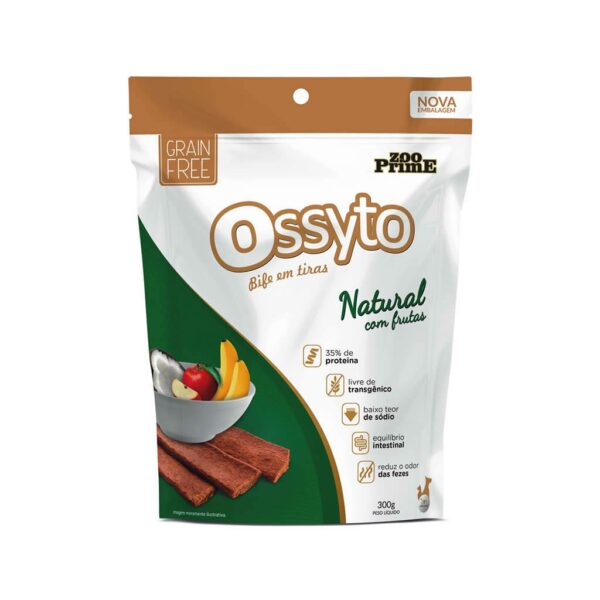 Ossyto Natural com Frutas Zoo Prime - 300g