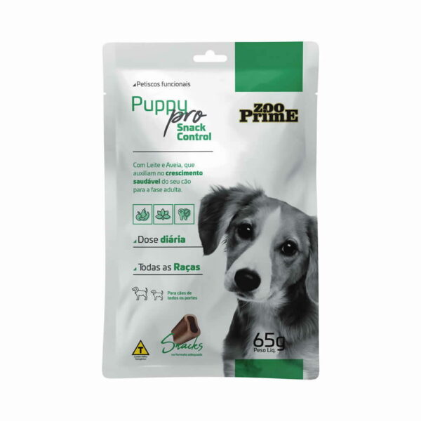 Petisco Funcional Puppy Pro Snack Control Zoo Prime 65g