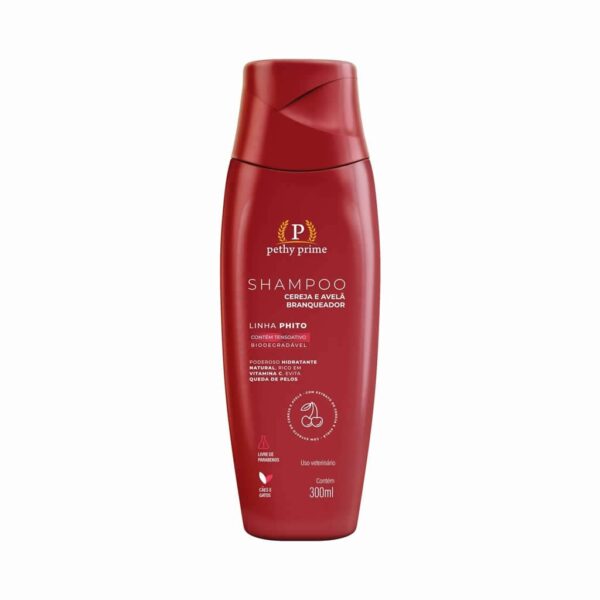 Shampoo Branqueador Cereja e Avelã Pethy Prime 300ml