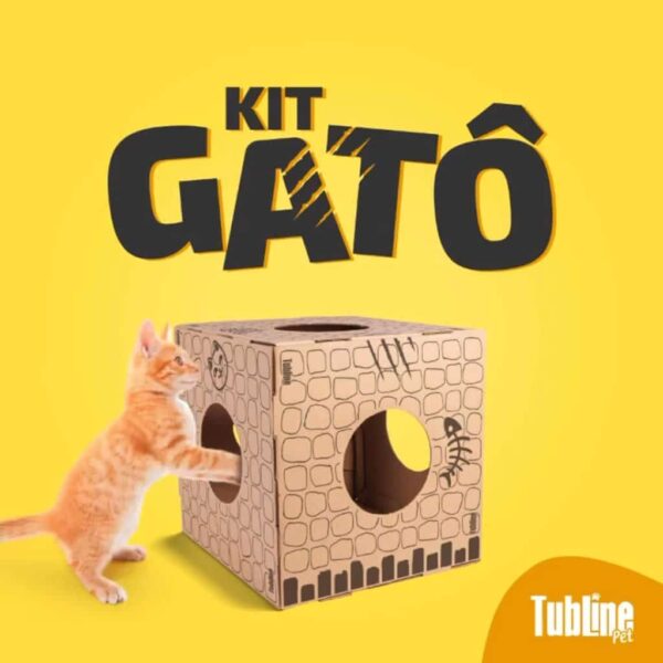 Brinquedo para Gatos Kit Gatô Cubo TubLine - Contém 2 Cubos - Image 3