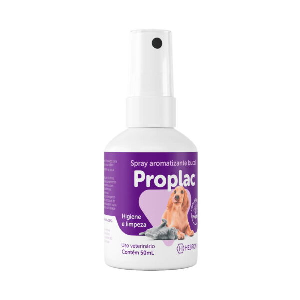 Proplac Spray Aromatizante Bucal Hebron Vet 50ml