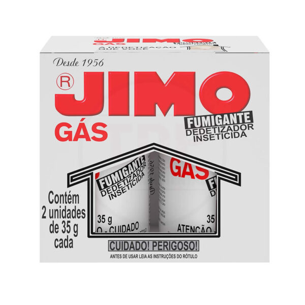 Jimo Gás Fumigante - Estojo com 2 tubos de 35g