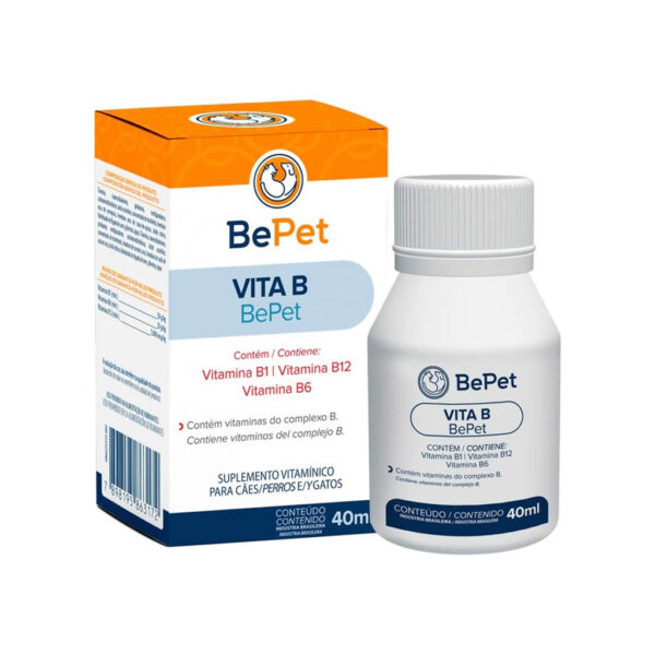 Tônico Vitamínico Bepet Cães e Gatos 50ml