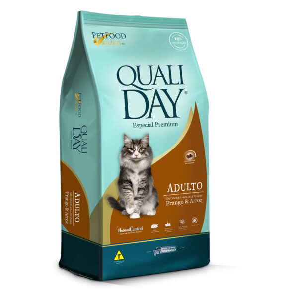 Ração Qualiday Gatos Adultos Frango 10,1kg